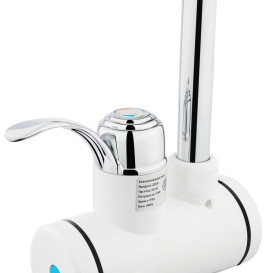 Проточний водонагрівач Kroner KRM Volt-CW091 з краном хром/білий CV020401