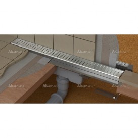 Ринва AlcaPlast APZ1104 Flexible Low 550 мм з гратами APZ1104-550