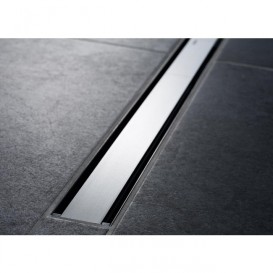 Ринва c накладної панеллю Geberit CleanLine темний метал / матовий метал 154.150.00.1 + 154.450.00.1