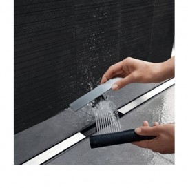 Ринва c накладної панеллю Geberit CleanLine полірований метал / матовий метал 154.152.00.1 + 154.451.KS.1