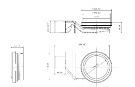 Ринва Pestan Confluo Frameless Line 750 хром матовий 13701232