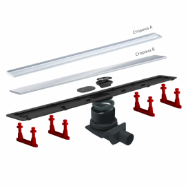 Ринва Pestan Confluo Frameless Line 750 хром матовий 13701232