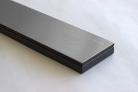 Водосточный желоб Pestan Confluo Frameless Line 750 мм чёрное стекло 13701205