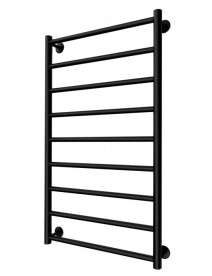 Водяной полотенцесушитель Mario Inox Флет 970х530/500 нержавеющая сталь черный мат 4820258989119