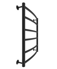 Водяна рушникосушка Mario Класік 600x530/500 чорний мат 4820258983087