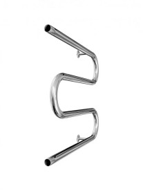 Водяной полотенцесушитель Mario Змейка ∅25 525x600/500 хром 4820111357185