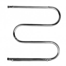 Водяний полотенцесушитель Navin Змійовик 25 500x500 мм з полицею 00-000101-5050