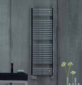 Водяний полотенцесушитель Zehnder Aura 1217х500 мм для закритих систем опалення хром PBCZ-120-050