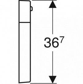Вставка  для подвесного унитаза Geberit Selnova Comfort белый 500.957.00.7
