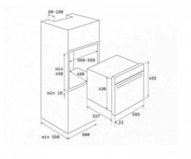 Встраиваемая микроволновая печь Teka Maestro MLC 844 44 л черное стекло 40584400