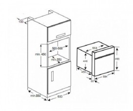 Встраиваемая микроволновая печь Teka Rustica MWR 32 BIA VB 32 л ваниль/латунь 40586036