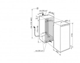 Вбудована морозильна камера Liebherr SIGN 3576 Premium NoFrost сталь білий SIGN 3576-21 001
