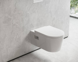 Вбудована ніша Hansgrohe XtraStoris Rock для туалетного йоржика матовий білий 56060700