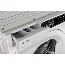 Пральна машина Vestel 8 кг 1200 об/хв білий + подарунок відпарювач SteamOne EUDTC120B WBI812T2
