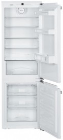 Встраиваемый двухкамерный холодильник Liebherr ICN 3314 Comfort NoFrost сталь белый ICN 3314