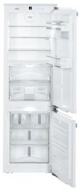 Встраиваемый двухкамерный холодильник Liebherr ICBN 3386 Premium BioFresh NoFrost сталь белый ICBN 3386-22 001