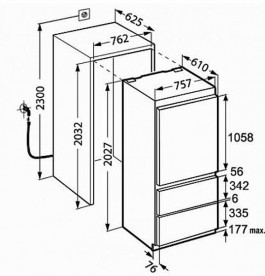 Встраиваемый многокамерный холодильник Liebherr ECBN 5066 PremiumPlus BioFresh NoFrost сталь белый ECBN 5066-23 001