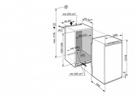 Встраиваемый однокамерный холодильник Liebherr IKP 2324 Comfort сталь белый IKP 2324