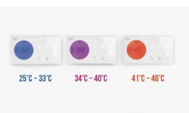 Встроенный электронный термостат Tres Shower Technology белый/хром 09286299