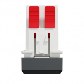 Вимикач перехресний Schneider Electric Unica New 1-клавішний схема 7 1 модуль антрацит NU310554
