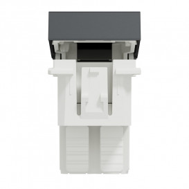 Вимикач перехресний Schneider Electric Unica New 1-клавішний схема 7 1 модуль антрацит NU310554