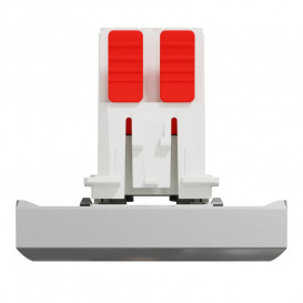 Вимикач перехресний Schneider Electric Unica New 1-клавішний схема 7 2 модулі алюміній NU320530