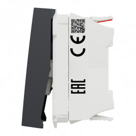 Выключатель проходной Schneider Electric Unica New 1-клавишный схема 6 2 модуля антрацит NU320354