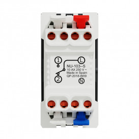 Вимикач Schneider Electric Unica New 1-клавішний з нейтраллю 1 модуль антрацит NU310354S