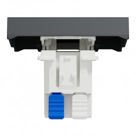 Выключатель Schneider Electric Unica New 1-клавишный с нейтралью схема 6 2 модуля антрацит NU320354S