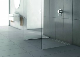 Переходная панель для пола ACO ShowerStep 1490 мм левая не полированная нержавеющая сталь 9010.72.42