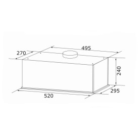 Витяжка для кухні Granado Palamos 1614-1200 black glass GCH476411