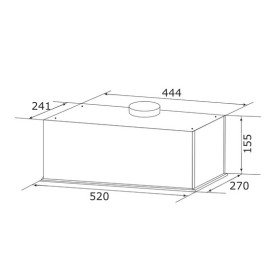 Витяжка для кухні Granado Palamos 3603-700 inox GCH486377