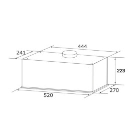 Вытяжка для кухни Granado Palamos 3603-1200 inox GCH536377