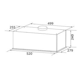 Вытяжка для кухни Granado Palamos 4613-700 black glass GCH461370011