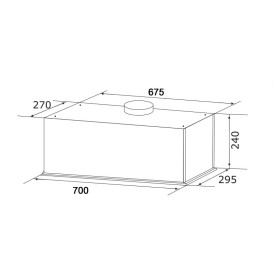 Витяжка для кухні Granado Palamos 4713-1200 black glass GCH4713120011