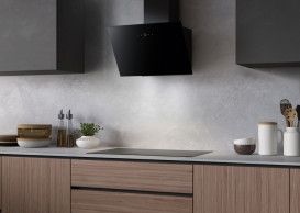 Витяжка для кухні настінна Faber VRT BK A60 2LS скло чорний 330.0567.491