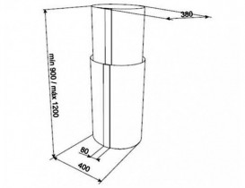 Витяжка для кухні острівна Teka Maestro CC 485 нержавіюча сталь 40480330