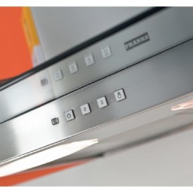 Вытяжка для кухни пристенная Franke Glass Linear FGL 9015 XS нержавеющая сталь/прозрачное стекло 110.0152.538