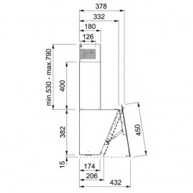 Вытяжка для кухни пристенная Franke Vertical Evo FPJ 615 V WH A белое стекло 110.0361.903