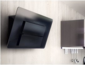 Вытяжка для кухни пристенная Franke Maris FMA 605 BK LED нержавеющая сталь/черное стекло 110.0437.300