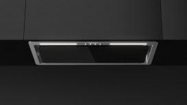 Вытяжка для кухни встраиваемая Teka GFL 57651 BK нерж. сталь / черное стекло 113100005