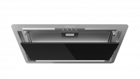 Вытяжка для кухни встраиваемая Teka GFL 57651 BK нерж. сталь / черное стекло 113100005