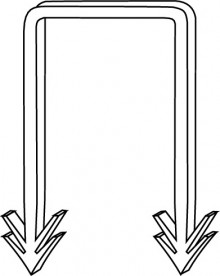 Якорная скоба TECE TECEfloor для фиксации направляющих для труб или труб 77612010