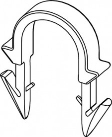 Якірні скоби TECE TECEfloor T8 8х40 мм  для труб діаметром 14–20 мм 77610010