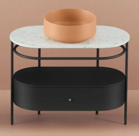 Ящик для консолі Artceram Flair 4.0 висувний МДФ чорний матовий ACM038 17