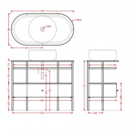 Ящик для консоли Artceram Flair 4.0 выдвижной МДФ pavone ACM038 57