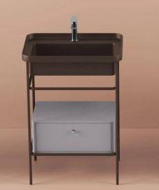 Ящик для консоли Artceram Fuori Scala выдвижной МДФ platinum ACM039 52