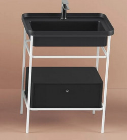 Ящик для консоли Artceram Fuori Scala выдвижной МДФ черный матовый ACM040 17