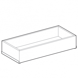 Ящик-органайзер Geberit Acanto ДСП дуб містик 500.648.00.2
