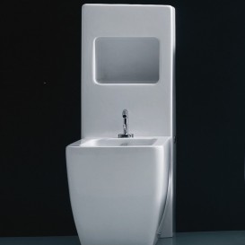 Задняя панель для биде Kerasan Ego/Flo с полкой для аксессуаров белый 248201